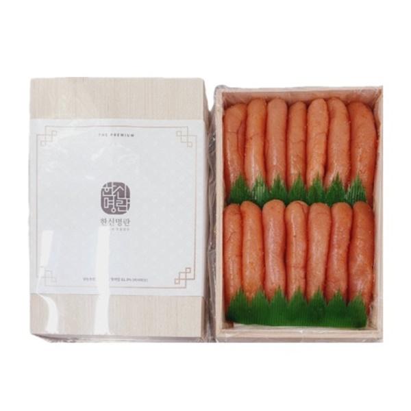 프리미엄 저염 숙성 무색소 명란 목상자 1kg 명란젓 명절 추석 선물세트