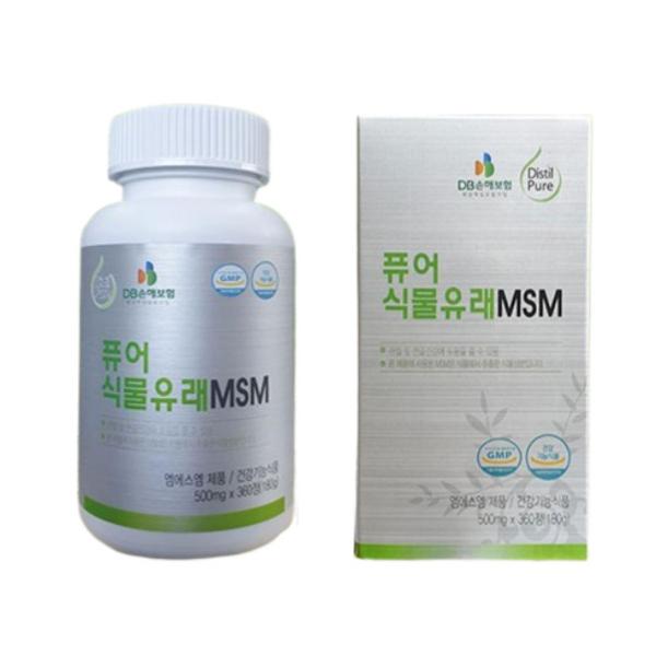 순 식물성 MSM 360정X3통 (9개월분) 연골 관절 식이 유황 엠에스엠