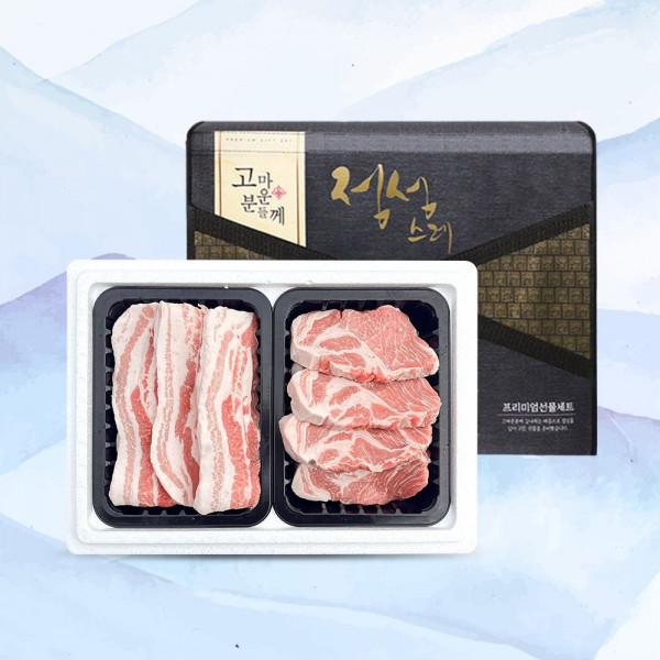 설 명절선물세트 삼겹살 목살 항정살 돼지고기 한돈 5호 1kg