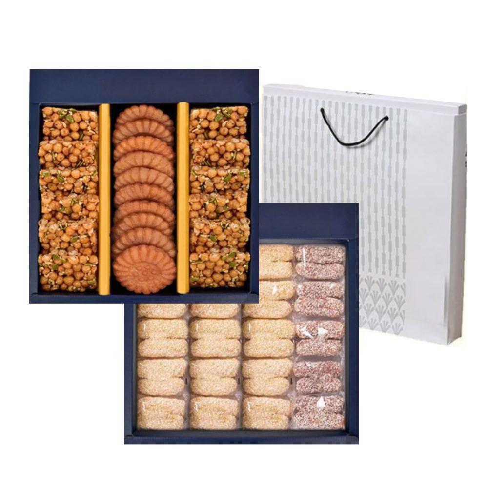 명절선물세트 전통 오란다 약과 유과 선물세트 2단 어르신선물