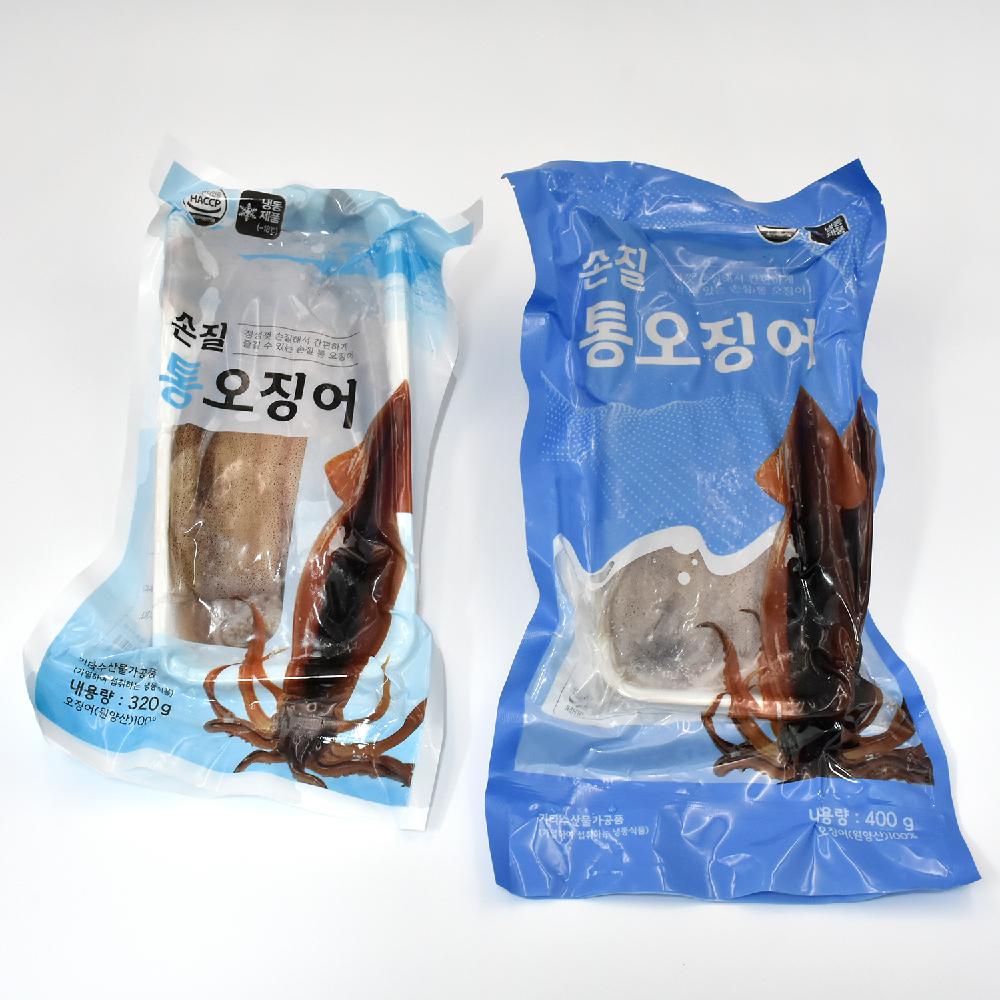 손질 오징어 통오징어 1미 (200g) x 6팩 냉동오징어